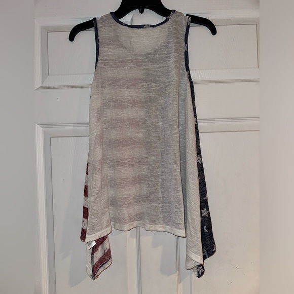 American Flag Patriotic Tank Top - Picture 3 of 5